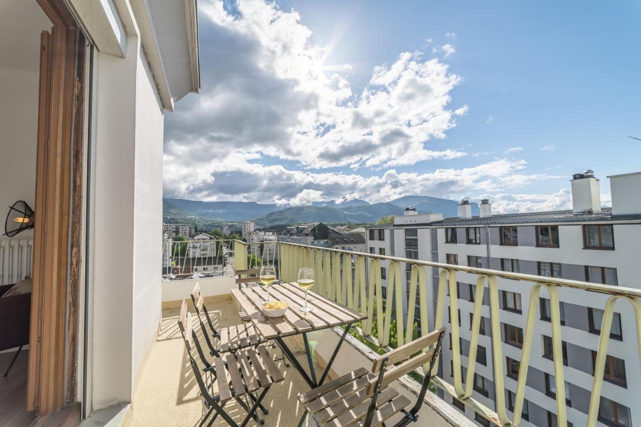 Vue Sensationnelle - Wifi Fibre - Arrivee Autonome Lägenhet Chambéry Exteriör bild